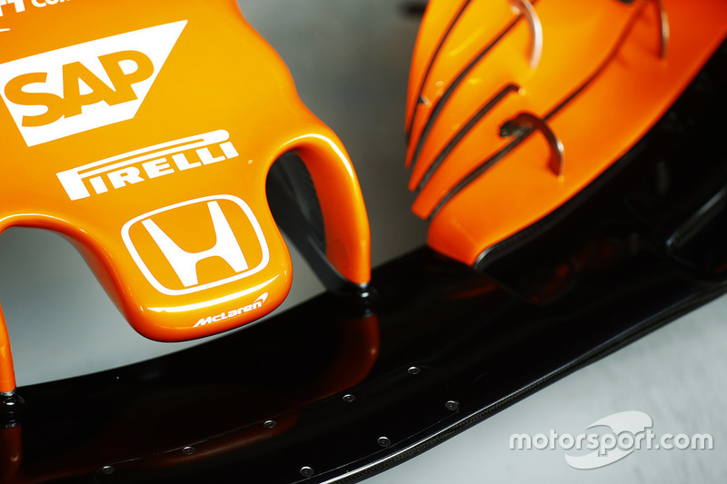 McLaren MCL32: Nase mit Honda-Logo