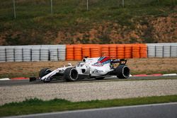 Lance Stroll, Williams FW40, pierde el control