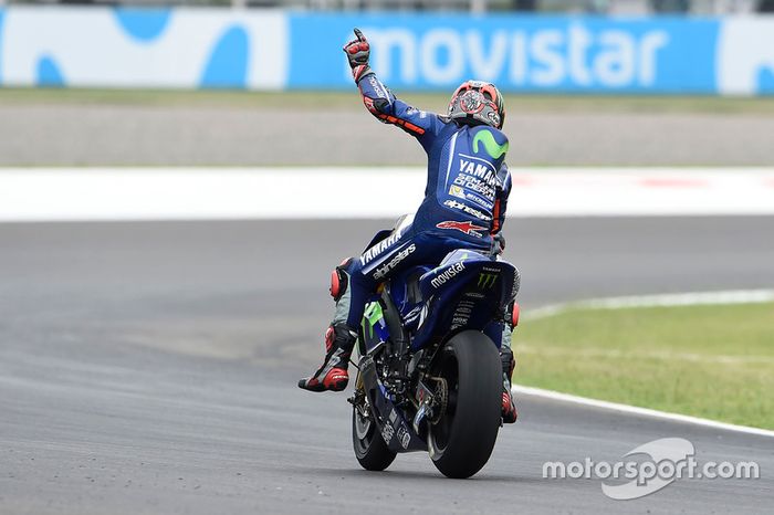 El ganador Maverick Viñales, Yamaha Factory Racing