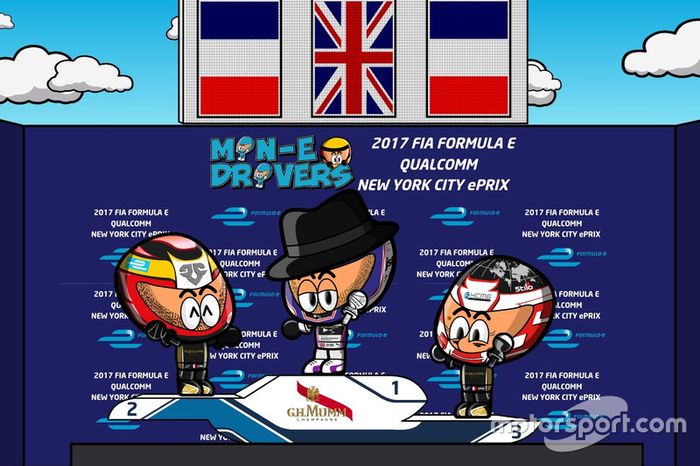 Primera carrera del ePrix de Nueva York 2016/2017 según 'Los MinEDrivers'