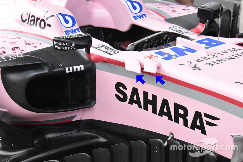 Sahara Force India F1 VJM10, detalle