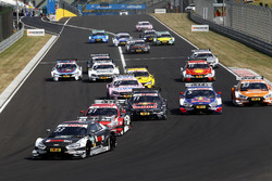 Start action, René Rast, Audi Sport Team Rosberg, Audi RS 5 DTM leads