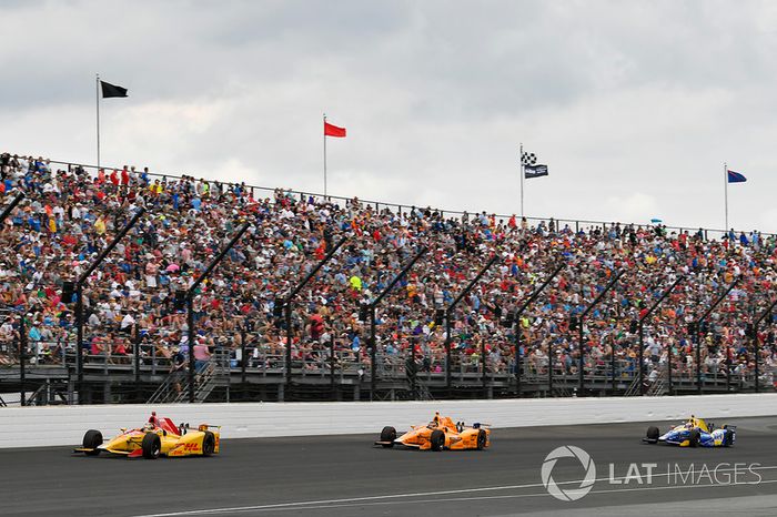 Ryan Hunter-Reay, Andretti Autosport Honda, Fernando Alonso, Andretti Autosport Honda