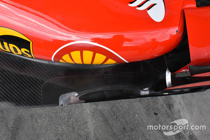 Suelo del Ferrari SF70H