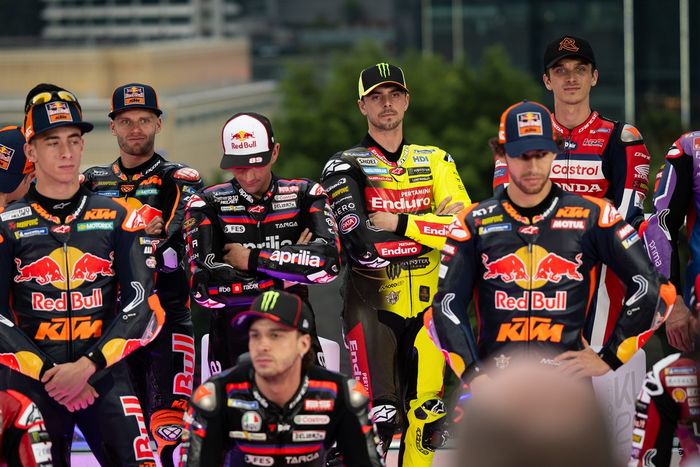 MotoGP riders group photo    