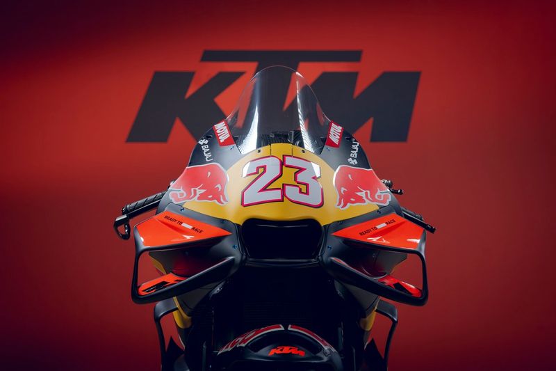 La moto d'Enea Bastianini, Red Bull KTM Tech3
