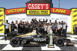 James Hinchcliffe, Schmidt Peterson Motorsports Honda, podium