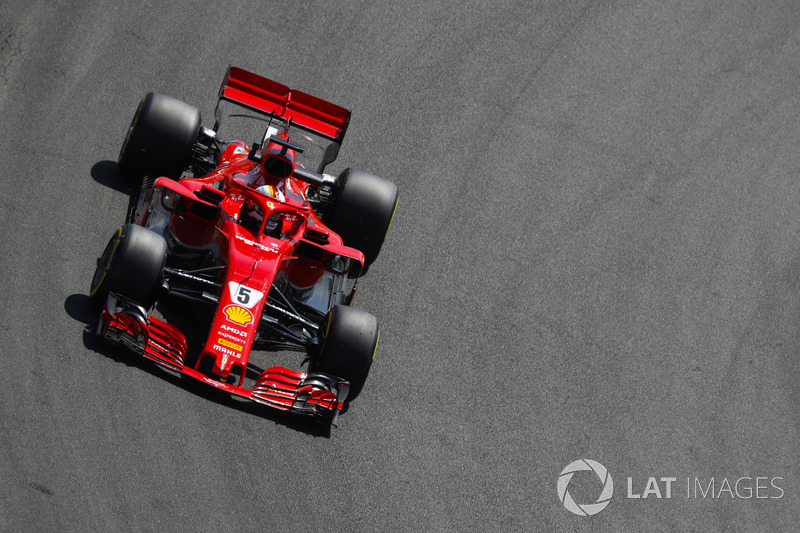 Sebastian Vettel, Ferrari SF71H.