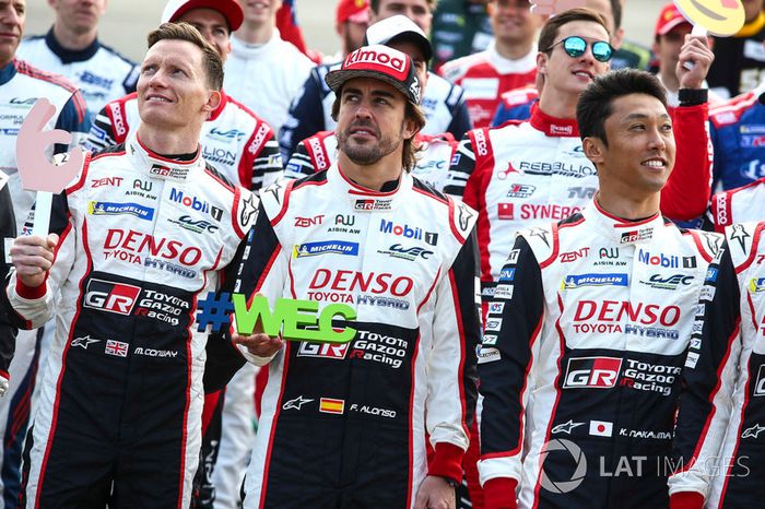 #8 Toyota Gazoo Racing Toyota TS050: Sébastien Buemi, Kazuki Nakajima, Fernando Alonso