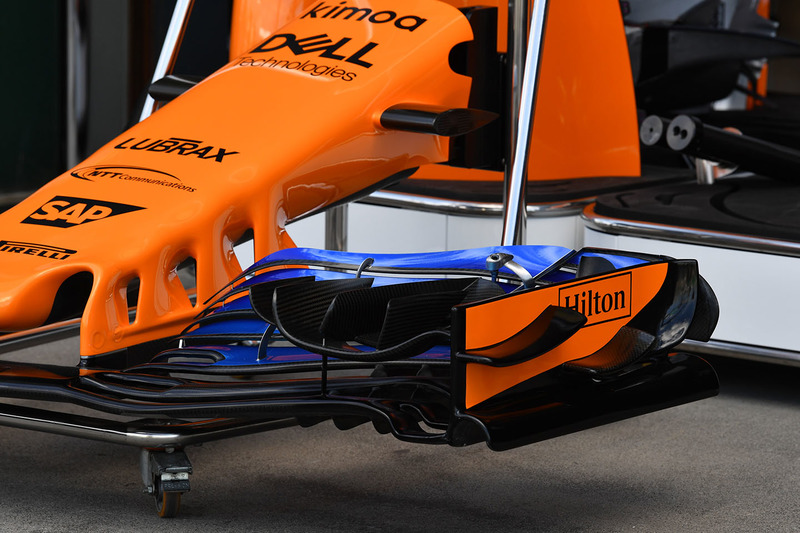 McLaren MCL33 ön kanat detay