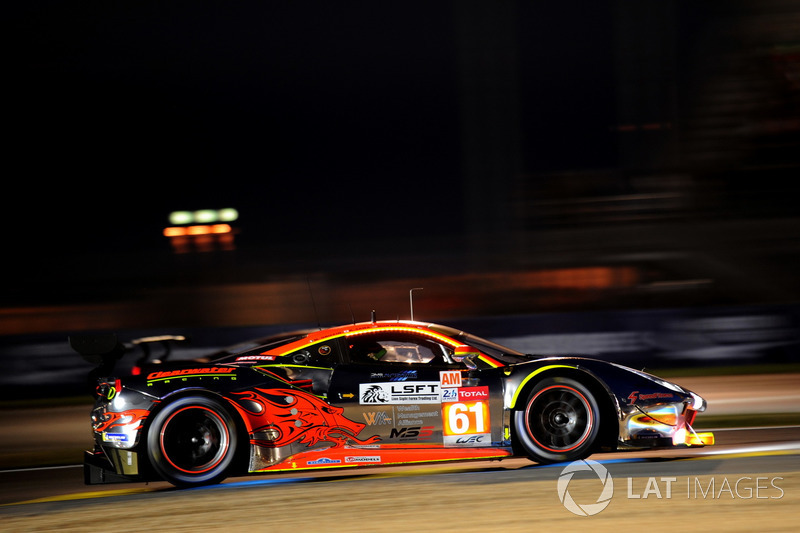 54: #61 Clearwater Racing Ferrari 488 GTE: Weng Sun Mok, Keita Sawa, Matthew Griffin, 3'53.409