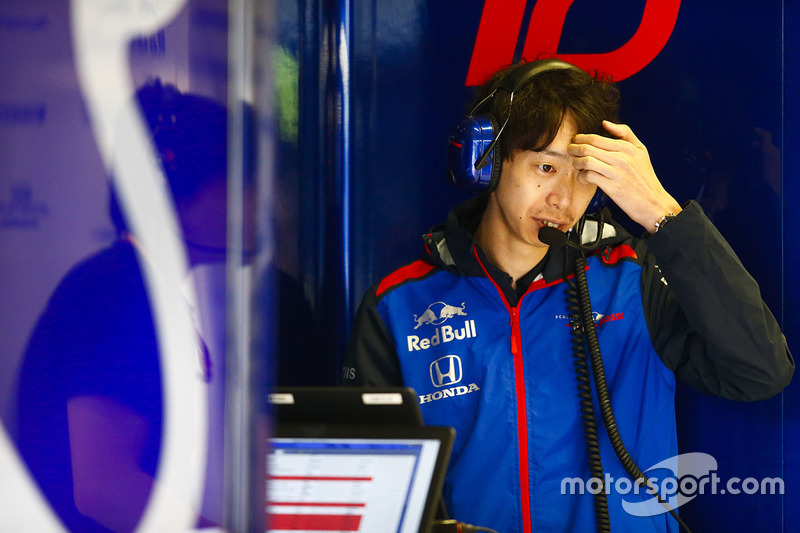 A Honda team member at work