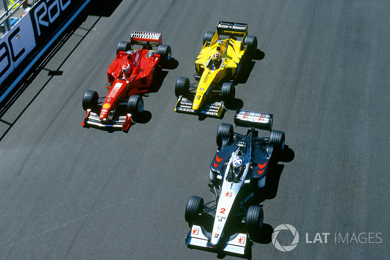 Девід Култхард, McLaren, Едді Ірвайн, Ferrari, Хайнц-Харальд Френтцен, Jordan