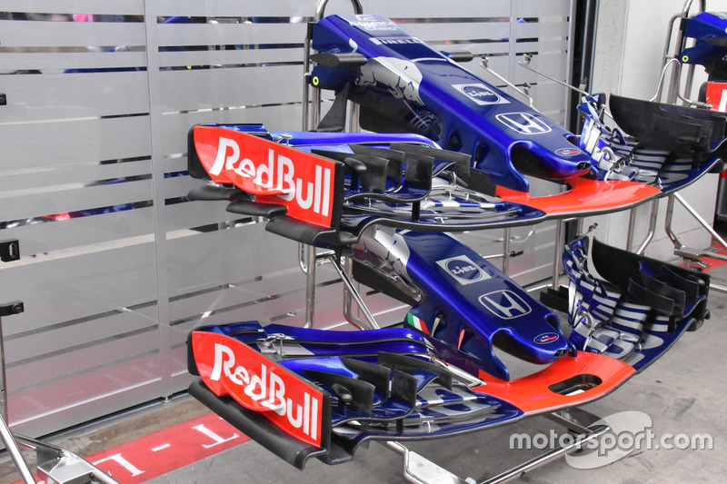 Alerones delanteros del Scuderia Toro Rosso STR13