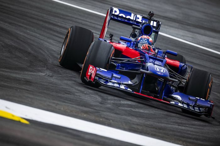 Marc Marquez in een Toro Rosso F1