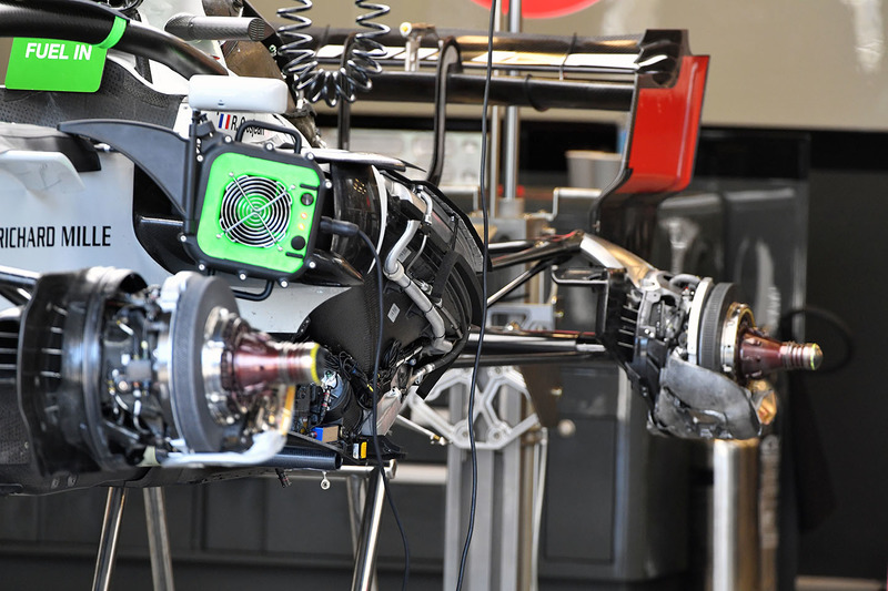 Haas F1 Team VF-18 detail