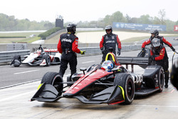 Robert Wickens, Schmidt Peterson Motorsports Honda, pit stop