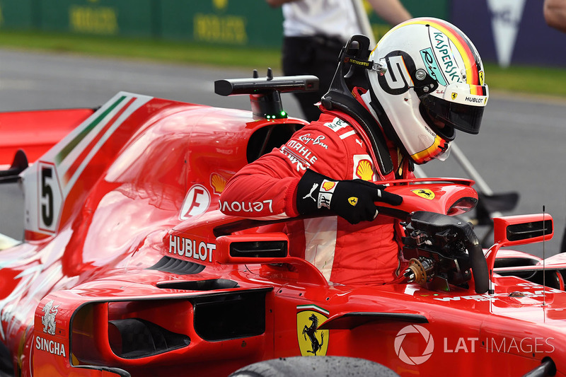 Sebastian Vettel dominou o último treino livre, mas larga em terceiro
