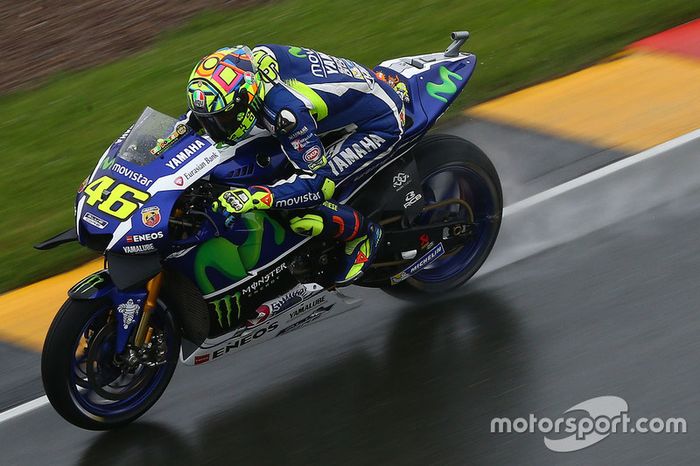 Valentino Rossi teve que se conformar apenas com o oitavo posto.