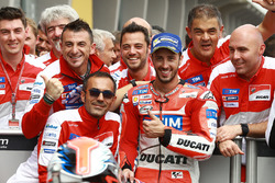 Derde plaats Andrea Dovizioso, Ducati Team