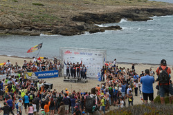 Podio: ganadores Thierry Neuville, Nicolas Gilsoul, Hyundai i20 WRC, Hyundai Motorsport; Jari-Matti