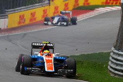 Rio Haryanto, Manor Racing MRT05 s'accidente