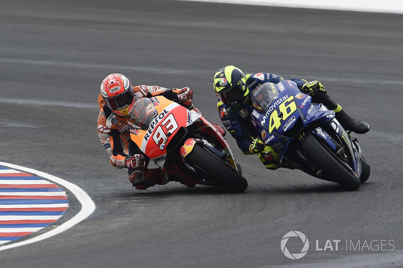 Crash: Marc Marquez, Repsol Honda Team, Valentino Rossi, Yamaha Factory Racing