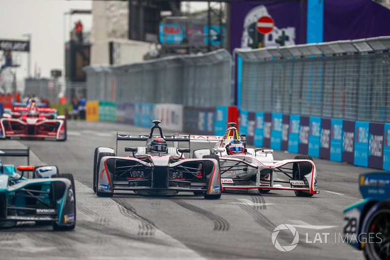 Edoardo Mortara, Venturi Formula E Team, Jose Maria Lopez, Dragon Racing, side by side