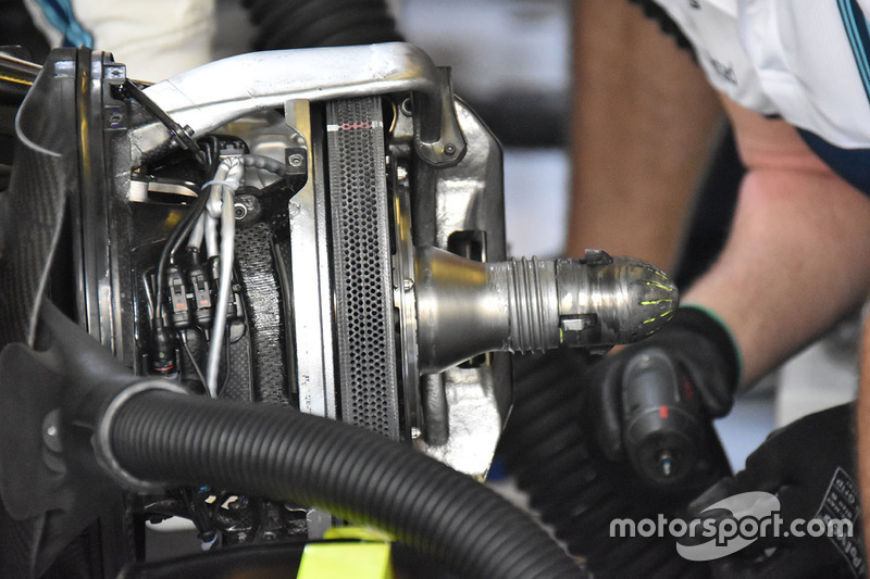 Williams FW40 brake disc detail