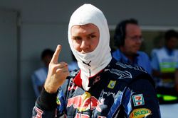 Sebastian Vettel, Red Bull Racing celebra su pole