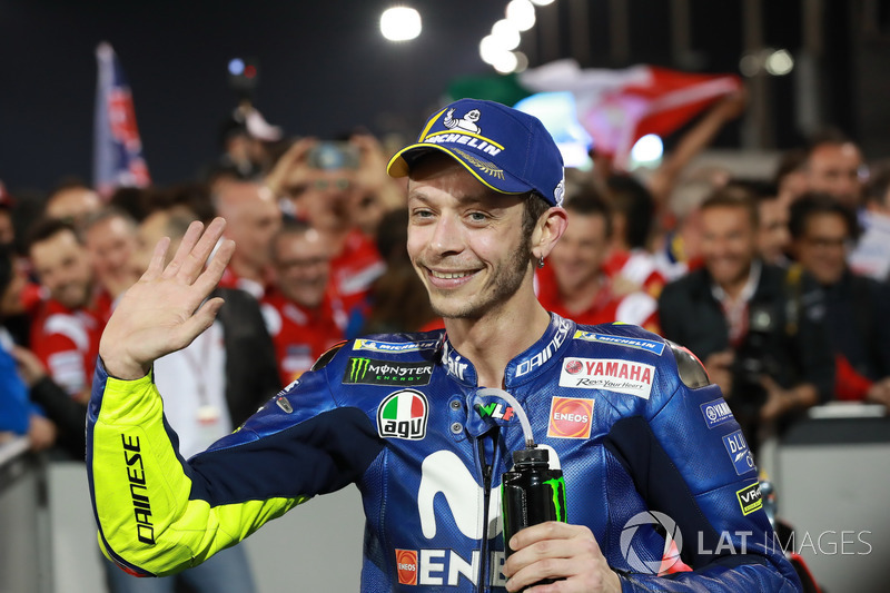 Третє місце Валентино Россі, Yamaha Factory Racing, Катар, 2018 рік