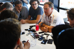 Zak Brown, CEO, McLaren Technology Group, holds a Press Conference