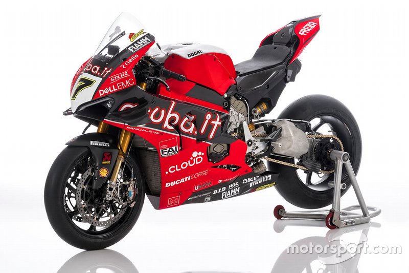 Bike von Chaz Davies, Aruba.it Racing-Ducati SBK Team