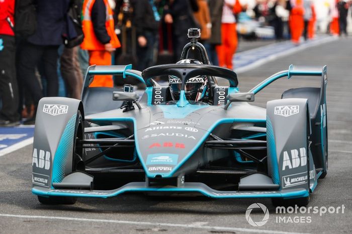 El medallista olímpico Sir Chris Hoy en el FIA ABB Formula E