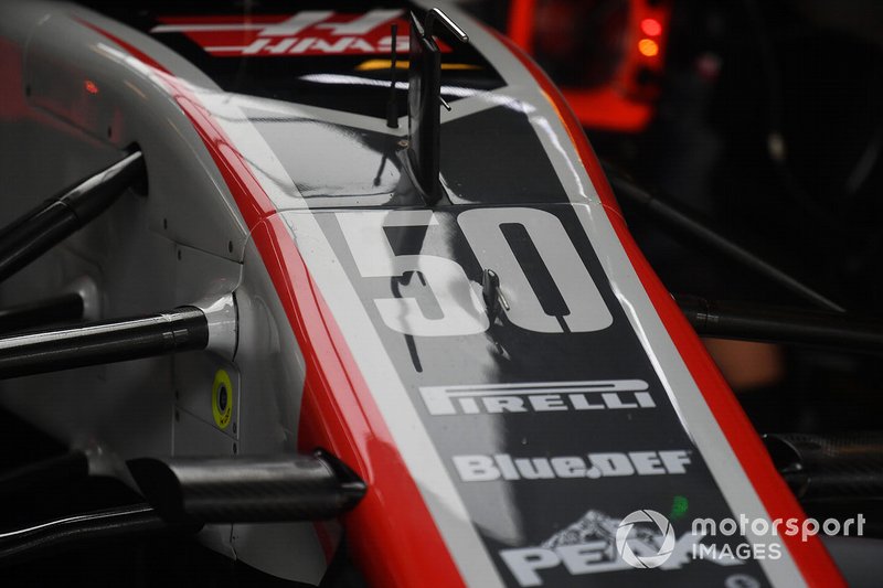 Le nez de la Haas F1 Team VF-18