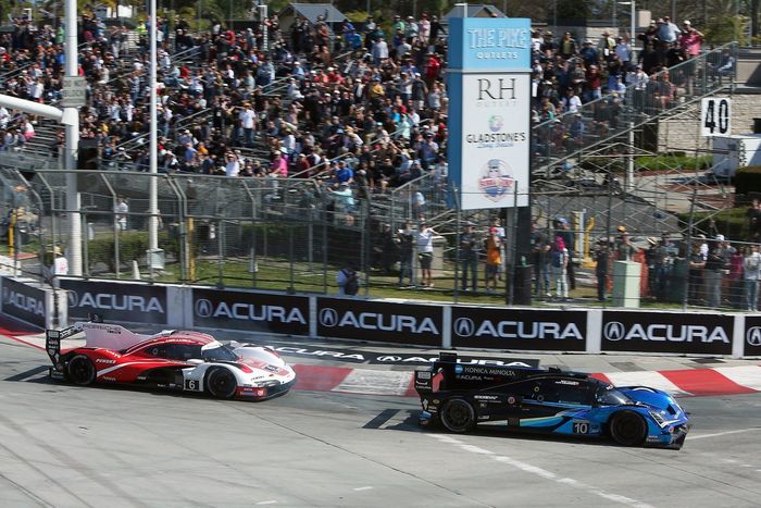 #6: Porsche Penske Motorsports, Porsche 963, GTP: Mathieu Jaminet, Nick Tandy, #10: Konica Minolta Acura ARX-06, Acura ARX-06, GTP: Ricky Taylor, Filipe Albuquerque