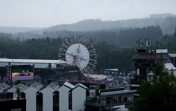 View of the fanzone