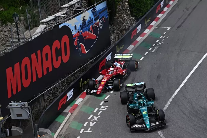Charles Leclerc, Ferrari, Lance Stroll, Aston Martin Racing
