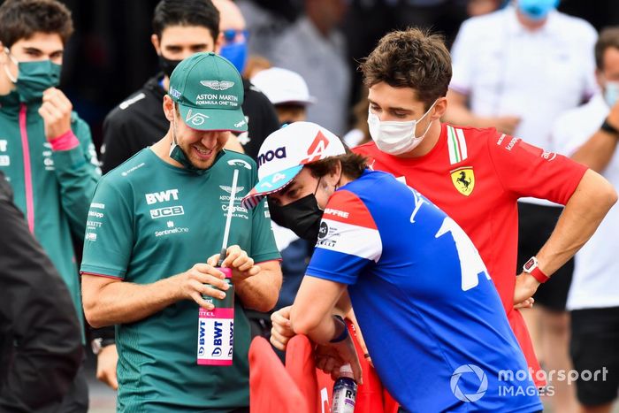 Sebastian Vettel, Aston Martin, Fernando Alonso, Alpine F1, Charles Leclerc, Ferrari