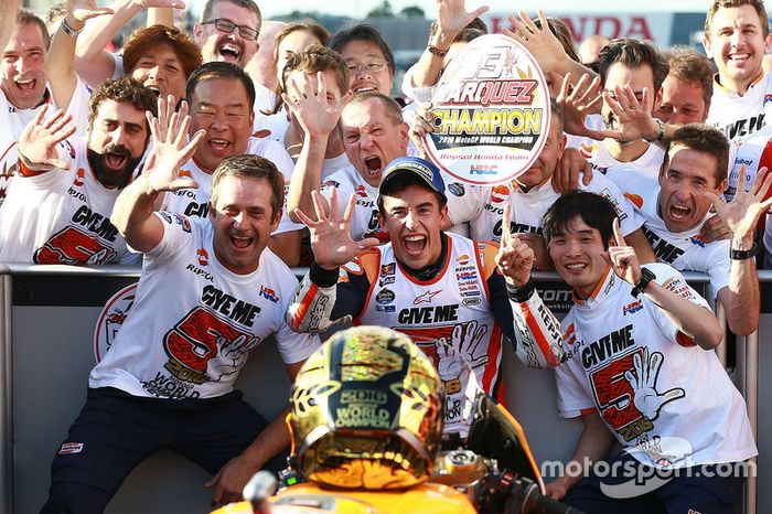 Marc Marquez ganador de la carrera, Repsol Honda Team
