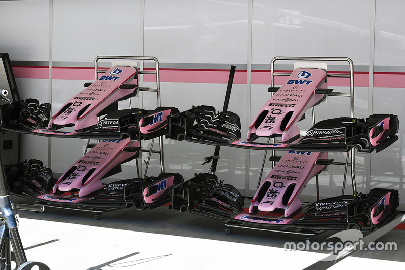 Sahara Force India F1 VJM10 nose and front wings