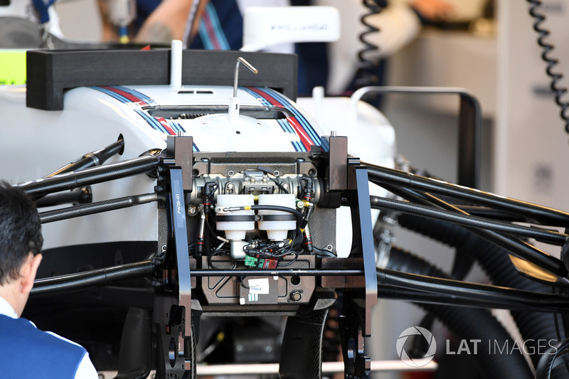 Детали передней подвески Williams FW40