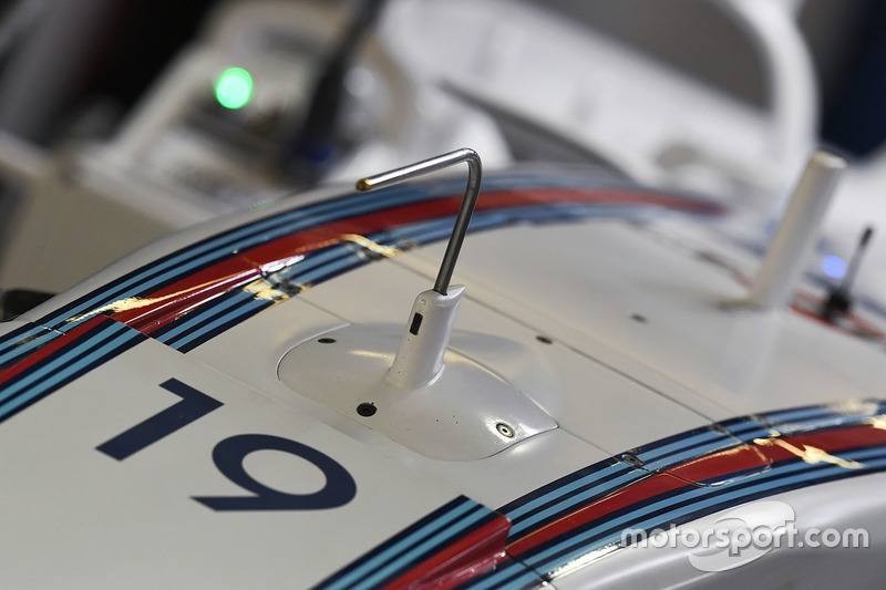 Détail du nez de la Williams FW40