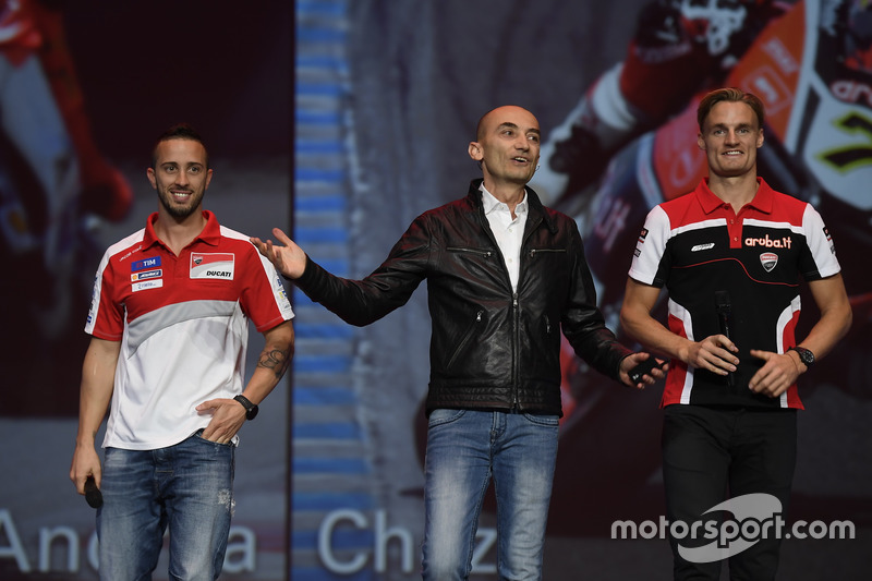 Andrea Dovizioso, Claudio Domenicali, Chaz Davies