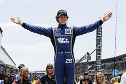 Race winner Matheus Leist, Carlin