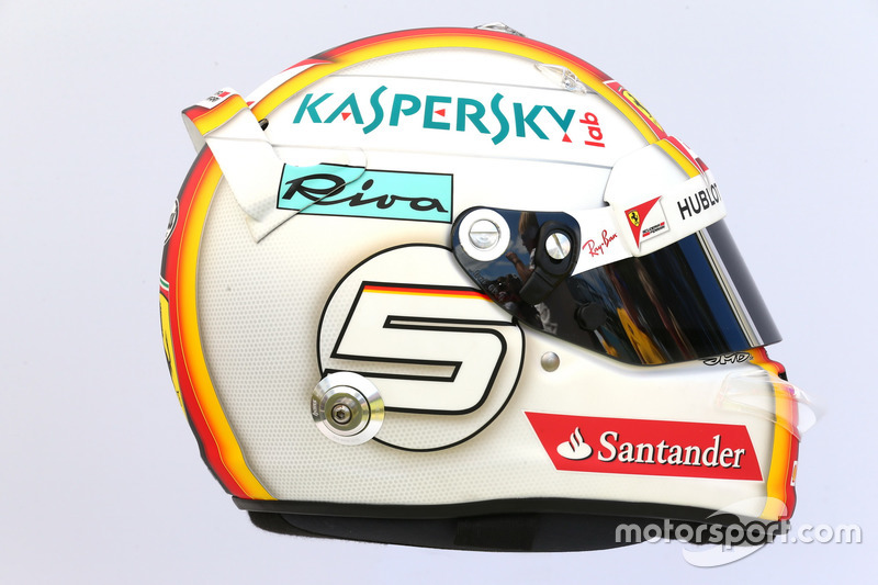 Casco de Sebastian Vettel, Ferrari