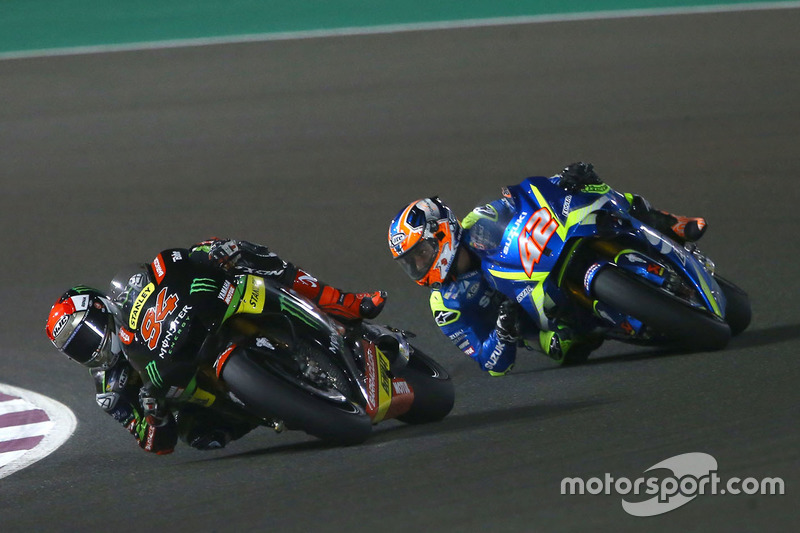 Jonas Folger, Monster Yamaha Tech 3; Alex Rins, Team Suzuki MotoGP