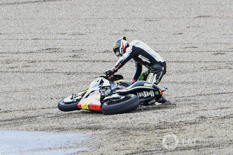 Johann Zarco, Monster Yamaha Tech 3 crash