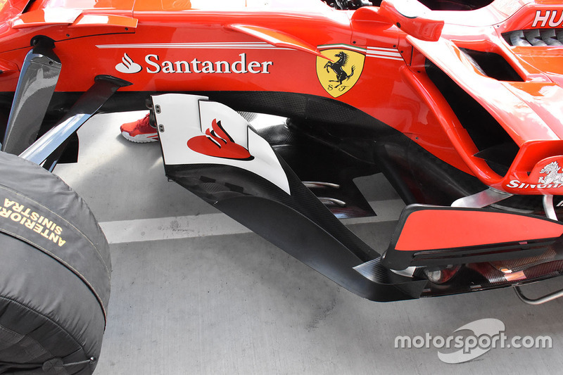 Ferrari SF70-H sidepods detalle