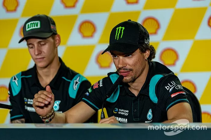 Conferencia de prensa post-pole: Fabio Quartararo, Petronas Yamaha SRT, Franco Morbidelli, Petronas Yamaha SRT